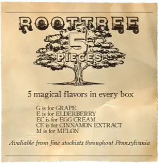 5Pieces Ad (First) evidence in The Roottrees are Dead